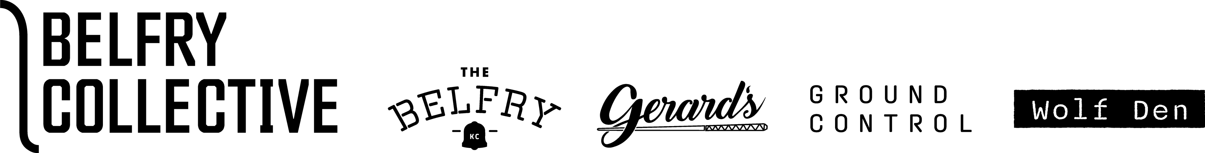 Belfry Collective — The Belfry, Gerard's, Ground Control, Wolf Den
